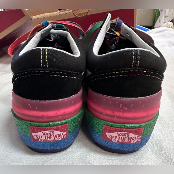 Vans Old School Stacked Glitter Platform shoes - Picture 4 of 5